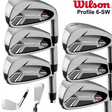 WILSON PROFILE MENS GOLF IRONS GOLF SET 6-SW REGULAR STEEL FLEX MENS STARTER SET