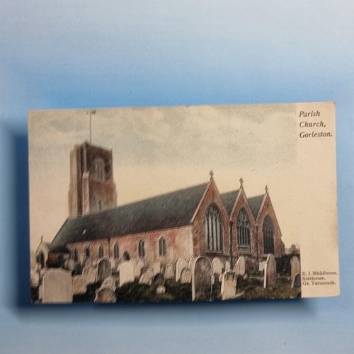 Gorleston postcard c1905 - postcard,