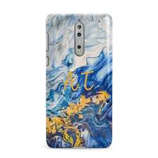Blue And Gold Marble Nokia