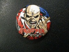 IRON MAIDEN Trooper 1pc BUTTON
