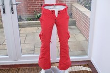 Ladies TNF Ski Snow Pant Boarding salopette skiing Salmon small North Face The