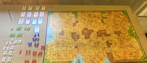 Vintage campaign board game - board,