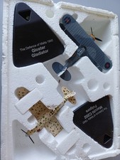 Atlas Editions Diecast Aircraft Dogfight X2 Malta Set Gladiator v Macchi C202