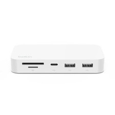 Belkin INC011BTWH 6-in-1 USB Type C Multiport Hub with Mount White