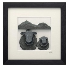 Herdwick Ewe and Lamb by