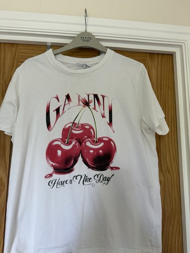Ganni cherry shirt - t,