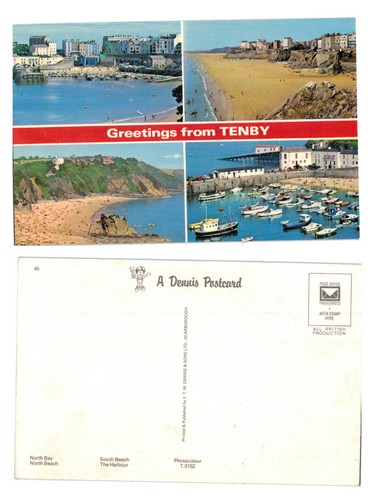 Postcard greetings from - postcard,