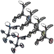2025 Motocaddy Push Golf Trolley 3-Wheel Cart Compact Easy Foldable Lightweight