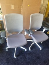 Grey Senator Evolve Mesh Back Office Swivel Adjustable Desk Chairs With Lumber 