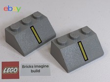 LEGO Star Wars T-16 Skyhopper 3x2 Old Light Grey Slope Printed Bricks - 9D