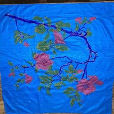 Vintage Thai Silk Floral