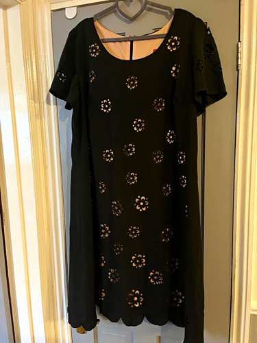 Gemma collins black floral - black,