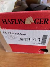 Haflinger Bio Pius Leather Sandals Shoes Slippers Mules Shoes Brown Size 41