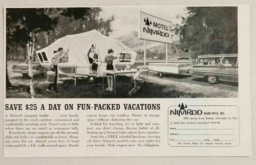 1963 print nimrod - 1963, ad