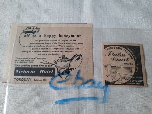 1961 torquay tourism hotel - tourism,