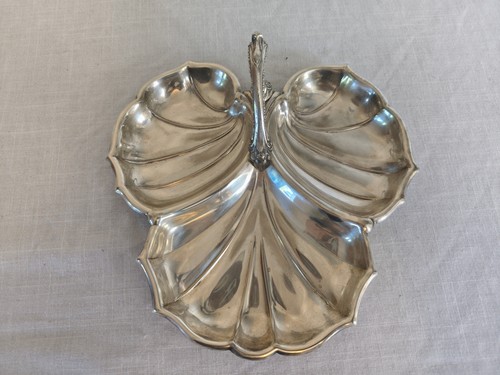 Vintage silver plated serving - silver,