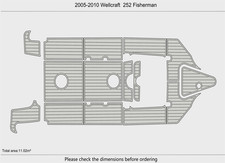 DuraEVA Seadek EVA Foam Boat flooring 2005-2010 Wellcraft  252 Fisherman