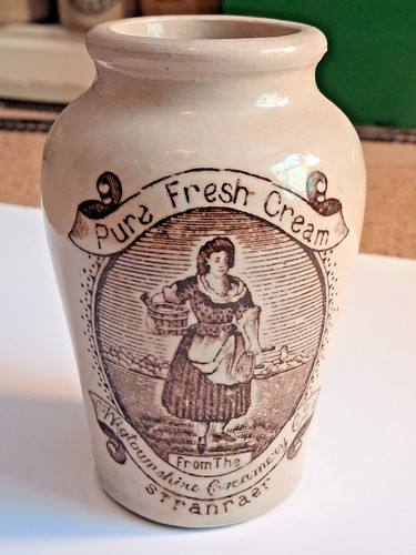 Antique cream pot - pot,