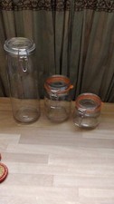 Set of 3 Glass Airtight