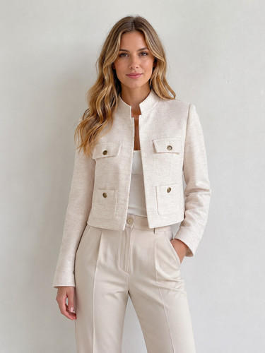 Zara cropped blazer womens - zara,