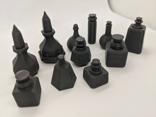 Potion bottles set marker - potion,