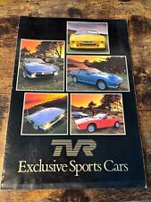 TVR RANGE BROCHURE UK MARKET