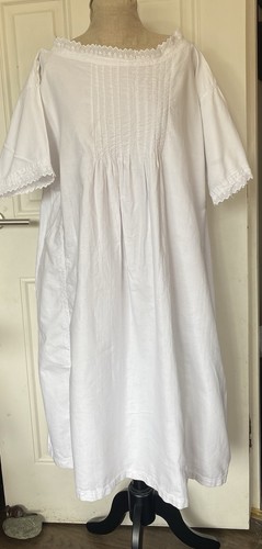 Antique french smock dress - french,