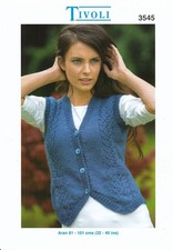 TIVOLI  ARAN LADIES WAISTCOAT