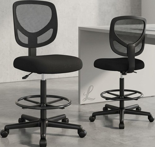 Songmics drafting chair black - drafting,