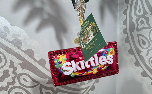 Skittles christmas ornament - skittles,