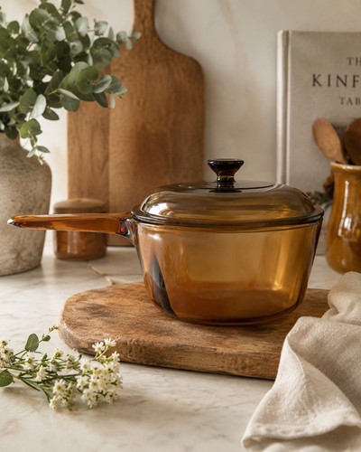 Corning ware vision amber - ware,