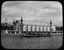 1900 PARIS EXPOSITION - HORTICULTURAL PAVILION Magic Lantern Slide PHOTO