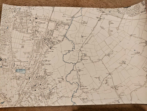 Original 1899 map sheet - os,