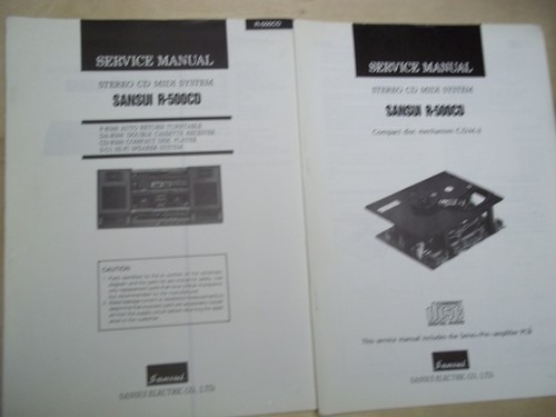 Sansui service manual 500cd - sansui, manual~r-500cd