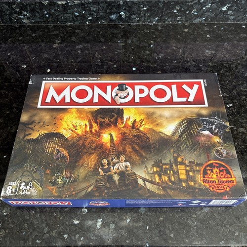Alton towers resort monopoly - towers,