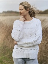 Knitting Pattern White Cotton