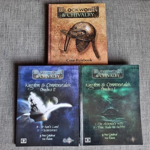 Clockwork chivalry rpg book - &,