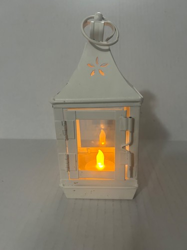 Mini lantern metal and glass
