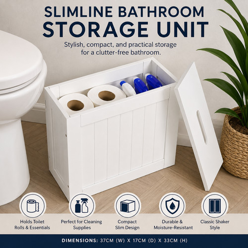 Slimline bathroom storage - storage, unit