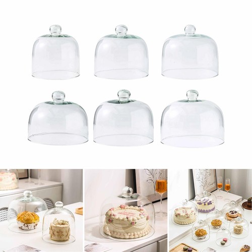 Glass cake dome with