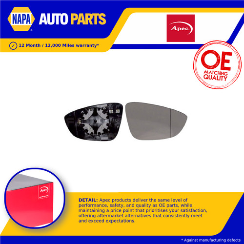 Mirror glass fits beetle - fits, vw