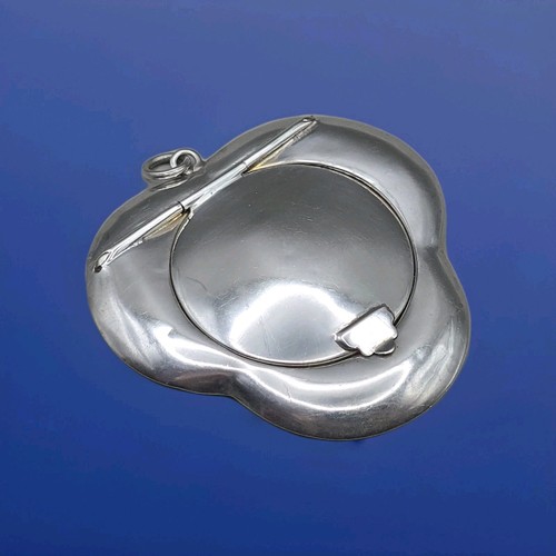 Antique sterling silver powder - sterling,