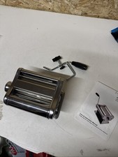 Home Stainless Steel Pasta Maker With Clamp & Anti-Slip Base For Kitchen - USED