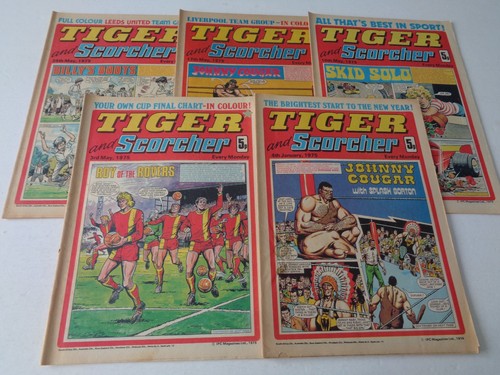 Tiger and scorcher comics - tiger,