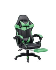 Green gaming chair with - green,