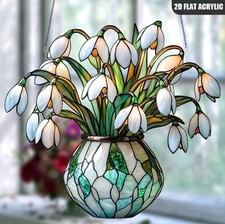 Snowdrops Spring Forest Scene