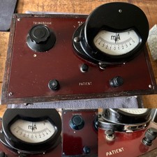 industrial antique volt meter, bakelite, wooden, display piece, retro sci fi