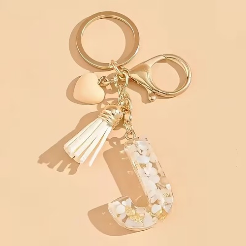 Personalised letter keychain - personalised,