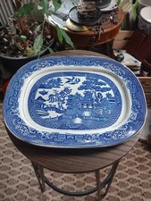 Vintage willow pattern blue - willow,