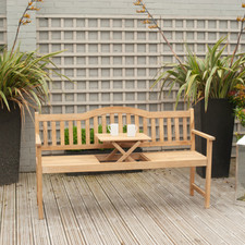 2 Seater Wooden Garden Bench
